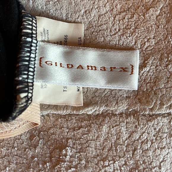 Vintage One piece Black Gildamarx Bathing suit - Picture 3 of 4